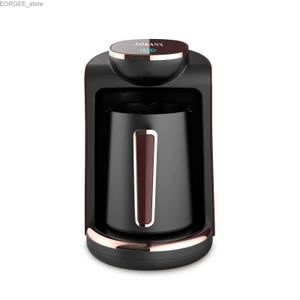 Coffee Makers SK-0136 household multi-function coffee maker 550W 250ML portable electric coffee maker stainless steel Trkiye coffee pot Y240403