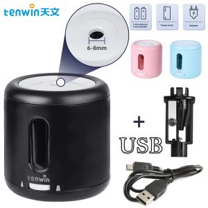 Тостара точила Tenwin Electric Auto Pencil Shortener Automatic для 68 -мм карандашного переключателя Color Cencil School Office Home Stationery Home