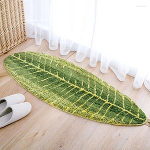 カーペットフットマットの床ドアバスルーム家庭用キッチンの木の葉以外のベッドサイドカーペット