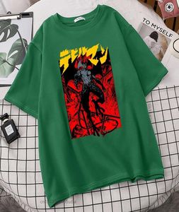 Japan Anime Debiruman Cool Devilman Crybaby Print TShirt Herren Sommer Casual Marke Übergroßen T Shirt Harajuku Streetwea 2206157522015