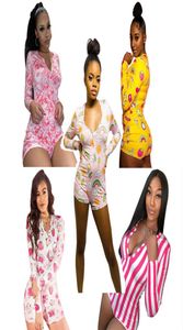 Stretchy sexig onesie pyjamas vuxna kvinnor plus size knapp bodysuit leotard kort sömnkläder jumpsuit rompers onsie party8166645