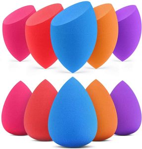 10 pezzi/pacchetto Makeup Sponge Beauty Sponge Sponge Makeup Blender per Fondate Full Cover Soft Beauty Cosmetic Tools Wholesale 240319