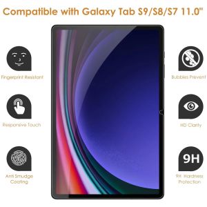 Защитник экрана для Samsung Galaxy Tab S9 11-дюймовый планшеты Protective 2023 SM-X710 Anti Finger Print Clear 9H Стеклянная стеклянная пленка