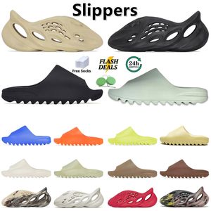 Tasarımcı Erkek Kadın Terlik Lüks Slider Vermillion Mineral Mavi Oniks Saf Sandalet Slipper Sarch Kemik Reçine Tıknağı Çöl Ararat Slaytlar Moda Ayakkabıları Boyut 36-48