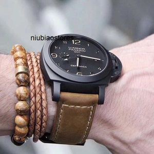 Herren Luxus Uhren mechanisch für Uhr Schweizer Automatische Bewegung Sapphire Spiegel 47 mm importiertes Cowhide Watchband Brand Handgelenks Jy44 L5m6
