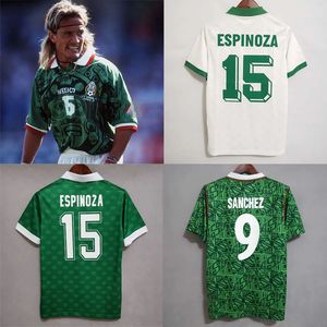 1970 Retro MEXICO BLANCO Soccer Jersey1983 86 94 95 96 98 2006 HERNANDEZ SANCHEZ camisa de futebol LUIS GARCIA CAMPOS antigo maillot MARQUEZ 2010 camisa