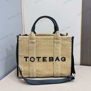 La borsetta designer di sale da borse da borsetto da sala da spiaggia da spiaggia da spiaggia da spiaggia di sacchetti di sacchetti di paglia con innaione per borsetta con la spesa di grandi dimensioni.