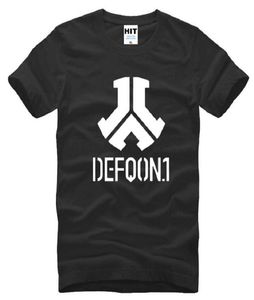 新しいデザイナーdefqon 1 tシャツメンコットンショートスリーブロックンロールバンドメン