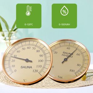 Wandmontage mit Wandmontiertertemperaturmesser Thermometer Hygrometer für Office-Temperatur-Messwerkzeug Sauna-Room-Haushalt