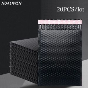 Envelopes 20 Pcs/lot Black Foam Envelope Bags Self Seal Mailers Padded Shipping Envelopes with Bubble Mailing Bag Shipping Packages Bag