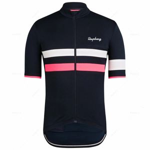 Raphaing Cycling Team Summer Short Sleeve Downhill Mtb Bicycle Clothing Ropa Ciclismo Maillot Bike Shir 240403