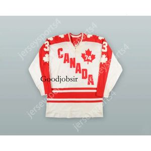 Gdsir Custom 1974 WHA J.C. TREMBLAY 3 TEAM CANADA WEISSES HOCKEYJERSEY, NEU, Top Ed S-M-L-XL-XXL-3XL-4XL-5XL-6XL