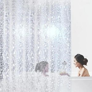 Duschgardiner Fashion Curtain Home Decor Bathtub Semi Transparent Lätt att applicera vattentät fläckbeständig foder