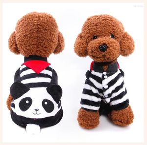 Vestuário para cães casacos de inverno de alta qualidade jaquetas de lã Cosplay panda animais de estimação de animais de estimação adorável para animais de estimação