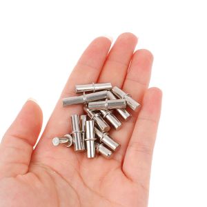 20pcs/lote de armário de metal guarda -roupa de suporte PINS PINS PEGS PEGS BOOKCASES PLANTAS DE BAIR