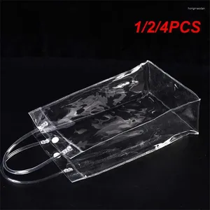 Storage Bags 1/2/4PCS Bottled Transparent Show Individuality Versatile Convenient Fashionable Bag Milk Tea Cup Pvc