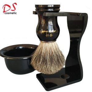 Brush Dscosmetic pure badger hair Shaving brush Set Brush Stand shaving Bowl for men shave