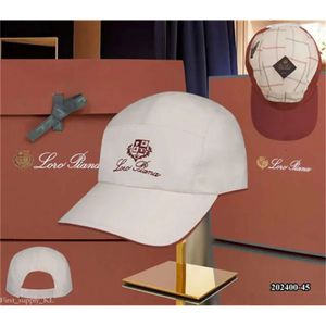 Loro piano chapéu feminino bonck tampa de moda boné de beisebol algodão chapéus chapéus equipados chapéus de verão bordado casquette praia chapéus loro hat piana beisebol bap 493