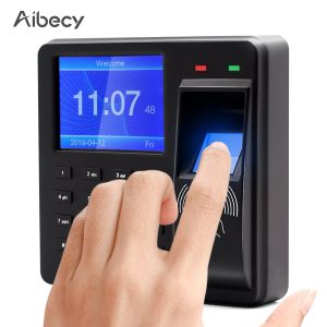 Recording Access Control Time Attendance Machine Fingerprint/Password/ID Card Recognition Time Clock Employee Checkingin Recorder
