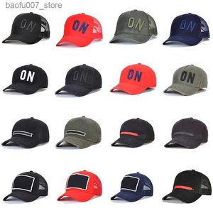 Bollmössor mode 2023 baseball cap designer försäljning män hatt lyxig broderad hatt justerbara 15 färger hattar bakbrev andningsbara mesh boll cap womensq240403