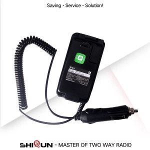 Quansheng UV-K5 Eliminador de bateria UV-K6 UV-K58 UV-5R Plus Carregador de carro original Acessórios de rádio de duas maneiras 12v-24V walkie talkie