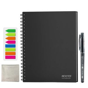 Notebooks Smart reutilizável notebook em papel apaga no bloco de notas alinhadas com o diário de bolso de caneta diário de escritório escolar de desenho de desenho presente