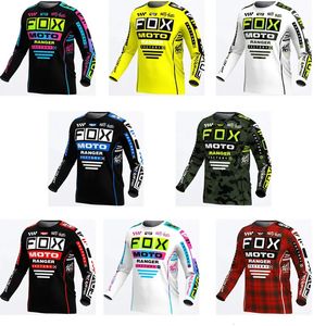 Enduro MTB Cycling Sleeve Downhill Shirt Camiseta Motocross Tshirt Mx Mountain Bike Clothing Fox Mtb 240403