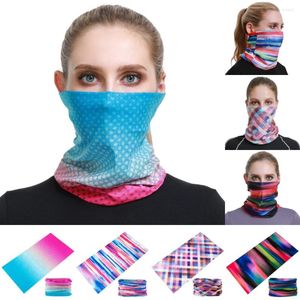 Cappelli ciclistici design a strisce colorate maschere per biciclette per uomo femmini