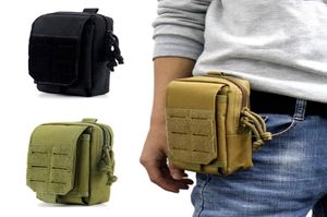 Nylon Tactical Molle Pouch Men Waist Belt Bag Outdoor Sport Purse Mobile Phone Case Army EDC Pack Hunting Tool Bag5880326