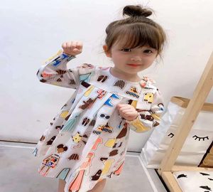 Baby Girls Dress Plaid Dress Heart Print Clothing Fly Sleeve Toddler Kids Dress for Girl Clothes Vestidos B4398549576