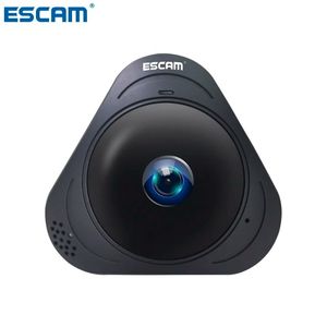 2024 ESCAM Q8 HD 960P 1,3 Мп 360 градусов панорамного монитора Fisheye Wi -Fi IR инфракрасная камера VR -камера с двухсторонним звуком, продаваемым ANPWOO - для