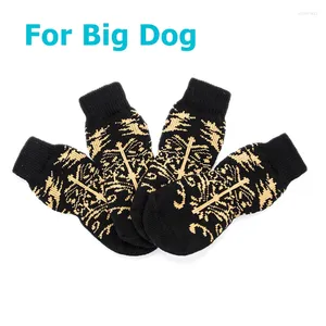 Dog Apparel Big Dogs Socks Winter Warm Waterproof Rubber Shoes Anti Slip Protect Foot For Large Stockings Boots Pet Products