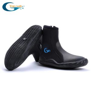 Accessories 5MM rubber diving boots slip waterproof shoes for wetsuit boots fishing snorkeling warming swimming