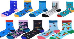 Men039S SOCKS JAPANSKA COMPON COLAGUS CARTHER Söt rolig Happy Kawaii Monkey Fish Cotton Sokken för julklapp 2PCS1PAIRS7216116