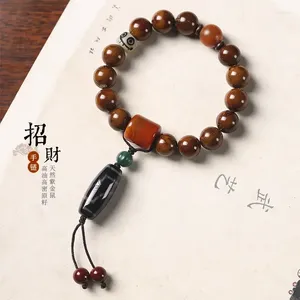 Charm Bracelets Lucky Financial Source Golden Prayer Beads DIY Hand Woven China-Chic Literature And Art Versatile Elegant Suizi