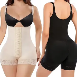 Kadın şekillendiricileri yüksek sıkıştırma vücut shapewear kadın colombianas düzeltici çember karın kontrol sonrası liposuction bbl zayıflama 7206