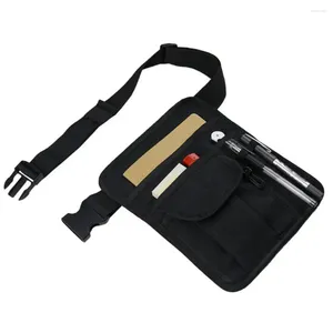 Storage Bags Polished Look Server Fanny Pack Capacity Waist Bag Adjustable Strap Easy To Clean Fastener Tape Fixing For Servers
