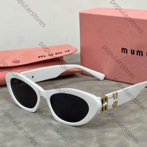 Mui Mui Glasses Mui Mui Sunglasses Womens Designer Sunglasses High Quality Oval Sun Glasses Retro Luxury Small Round Sunglass New Product Prescription Glasses 812