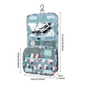 2024 Women Toiletry Organizer Cosmetic Bag Hanging Casual Wash Makeup Travel Camping Overnight Storage Cases Accessories for Women Toiletry