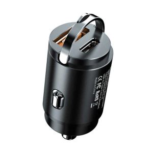 Bilcigarettändare uppgradering 200W QC3.0 PD-laddare 5A Fast Charing 2 Port 12-24V Socket USBC för telefon Power Adapter Drop Delivery Au Otyko