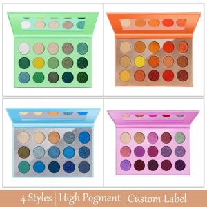 Decorations High Pigment Nude 4 Seasons Color Eyeshadow Palette Matte Shimmer Glitter Long Smooth Waterproof Makeup Set Vegan Custom Label