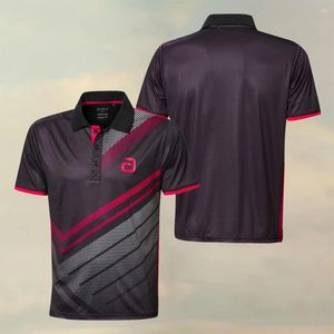 Herren Polos Boutique Mode Bequemes Poloshirt Lässiges Badminton Atmungsaktives Pickleball Sport Schweißabsorbierendes Tennis