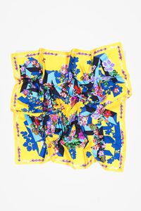 fashion printing beautiful and exquisite scarf handkerchief 100*100 kerchief 240401