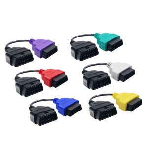 Für Fiatecuscan Adapter OBD OBD2 -Stecker Multiecuscan ABS Airbag OBD2 Scanner Diagnosekabel für Fiat ECU -Scan -Tool