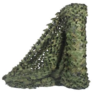 Abrigos de camuflagem NET 1,5m*2 3 4 5 6 7 8 9 10M CAMO RECEDENTE A capa de malha de rolagem em massa para decoração de caça Sun Shade Party Camping