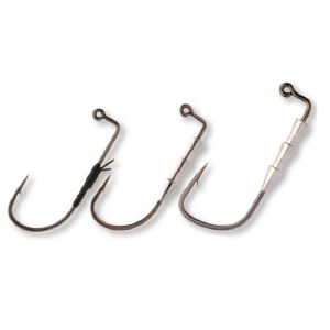 Fishhooks 4/5pcs Fishing Weighted Worm Hook Balanced Shot Rig Hook for Swimbait Soft Plastics Lures Jig Head Hook Insert Sinker Freshwater