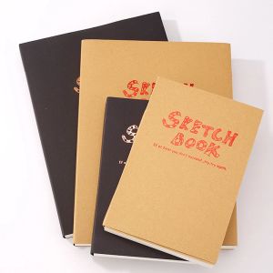 Записные книжки Potentate A4/A5 Sketch Bontepad Для Travel Diary Notebook 120Sheet Vintage Sketch Book Book School Supprebook Notebook