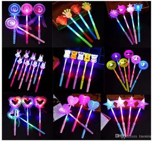 Säljer Concert Cartoon Light Stick Led Toys Childres Fairy Stick Magic Flashing Stick Led Light Toys9766189