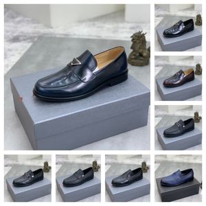 Designer Formal Men's Leather Shoes Smooth Surface Metal Button Handmade Shoes Set Comfortable Casual Shoes Men's Banquet Wedding Shoes Size 38-45