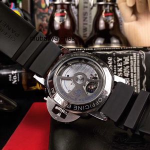 Zegarki dla męskiego luksusowego zegarek mechaniczny Szwajcarski ruch automatyczny Sapphire luster rozmiar 47 mm importowany gumowy pasek zegarowy Włochy ZBRD